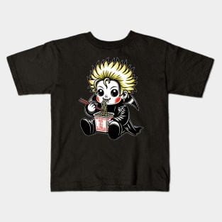 The Lost Boys - Little David Eats his Noodles by HomeStudio Kids T-Shirt